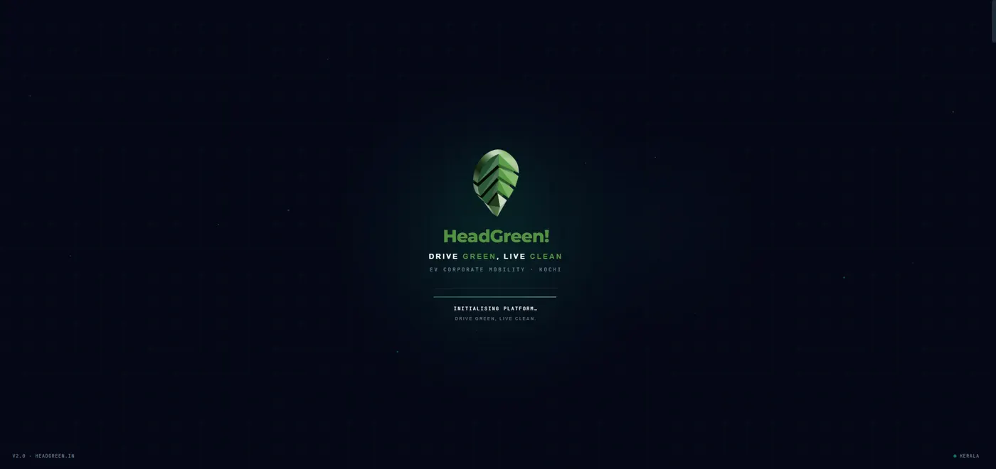 HeadGreen — the corporate EV fleet website, live
